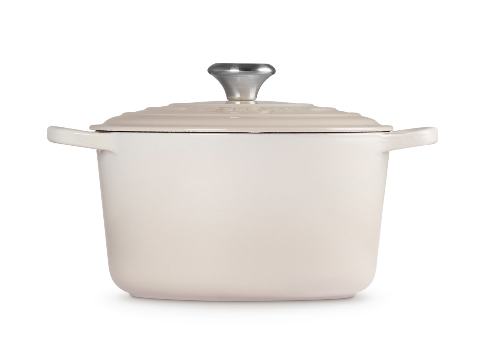 Le Creuset Bräter hoch Signature rund meringue 24cm - Produktbild 4