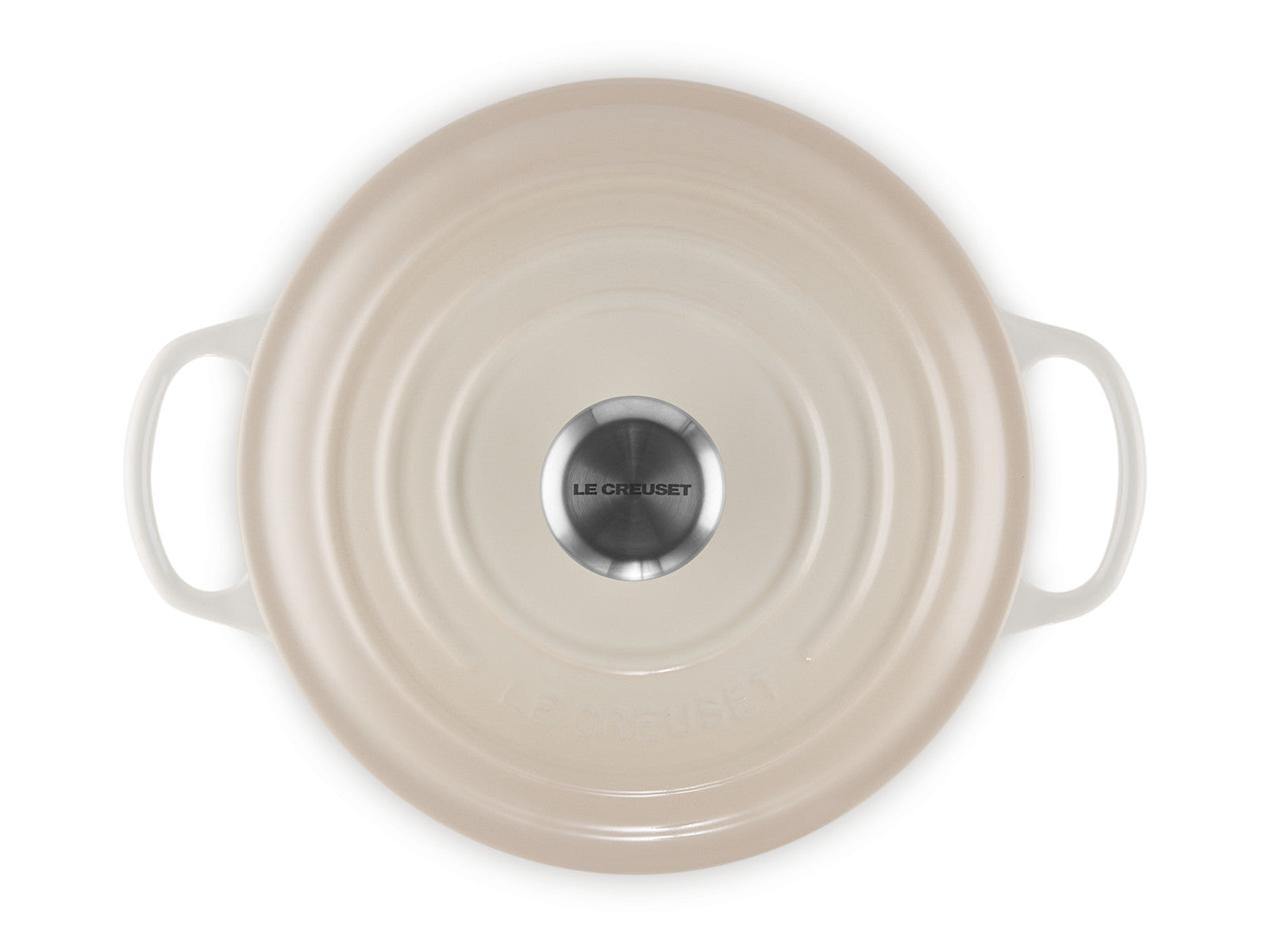 Le Creuset Bräter hoch Signature rund meringue 24cm - Produktbild 2