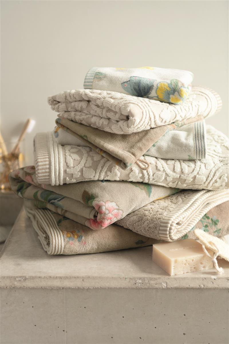 PIP STUDIO Les Fleurs Duschtuch white 70x140cm (1 Stück) - Produktbild 2