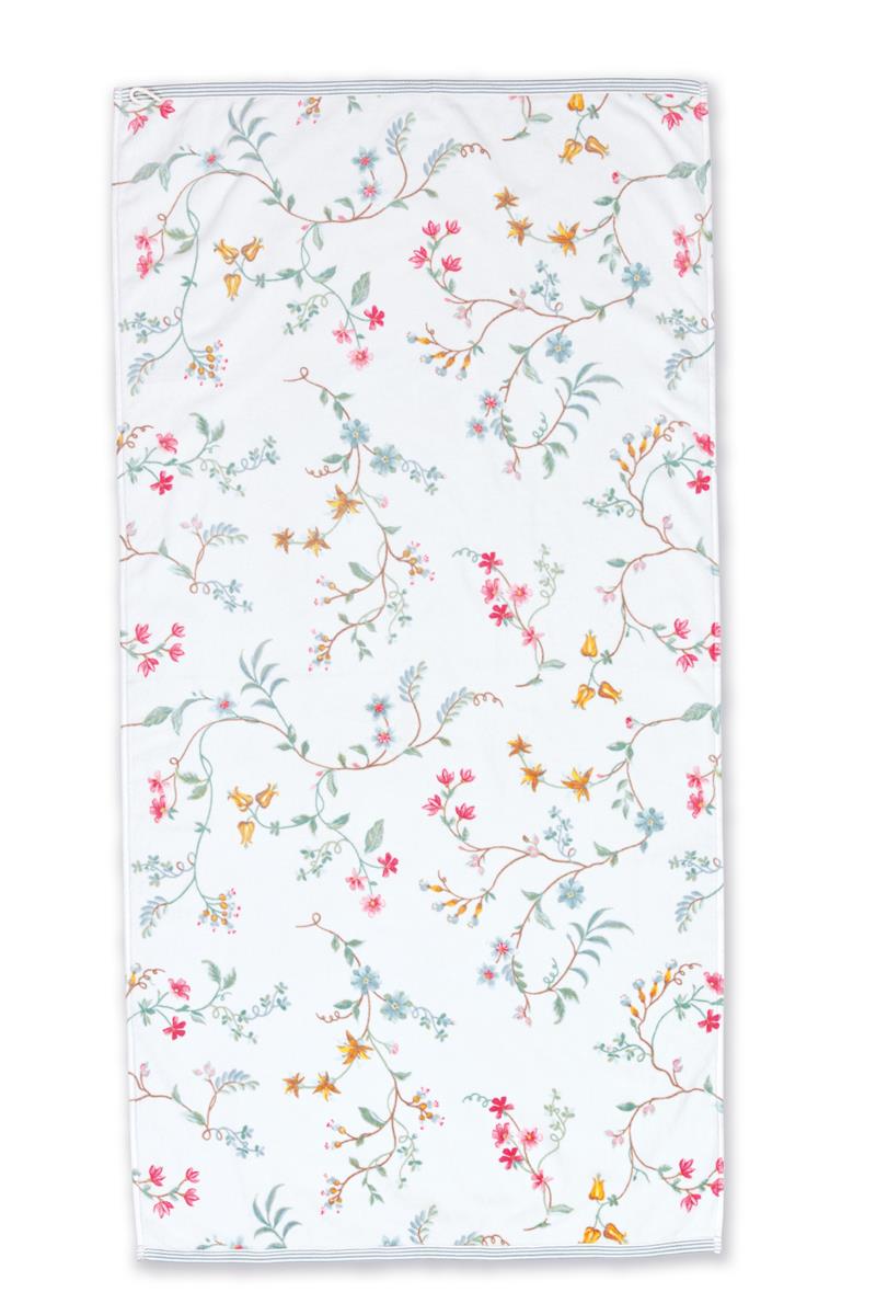 PIP STUDIO Les Fleurs Duschtuch white 70x140cm (1 Stück)