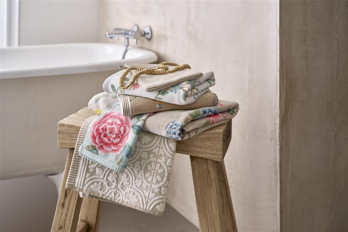 PIP STUDIO Les Fleurs Handtuch weiß 55x100cm (1 Stück) - Produktbild 5