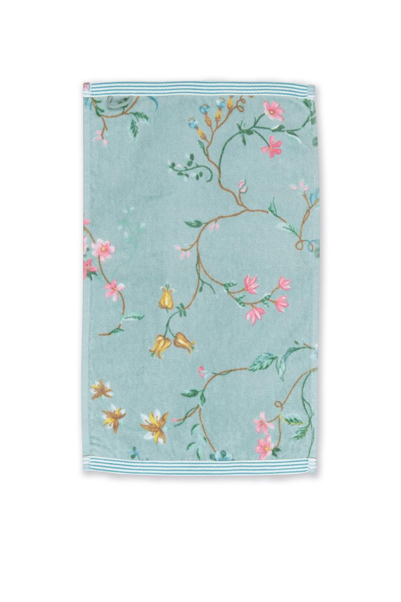 PIP STUDIO Les Fleurs Gästehandtuch blue 30x50cm (1 Stück)