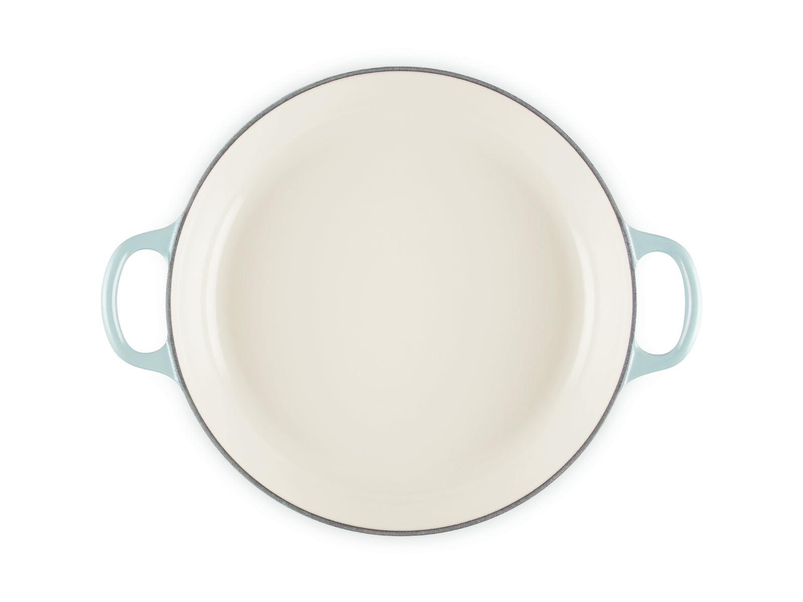 Le Creuset Bräter Blume Signature rund sea salt 26cm - Produktbild 3