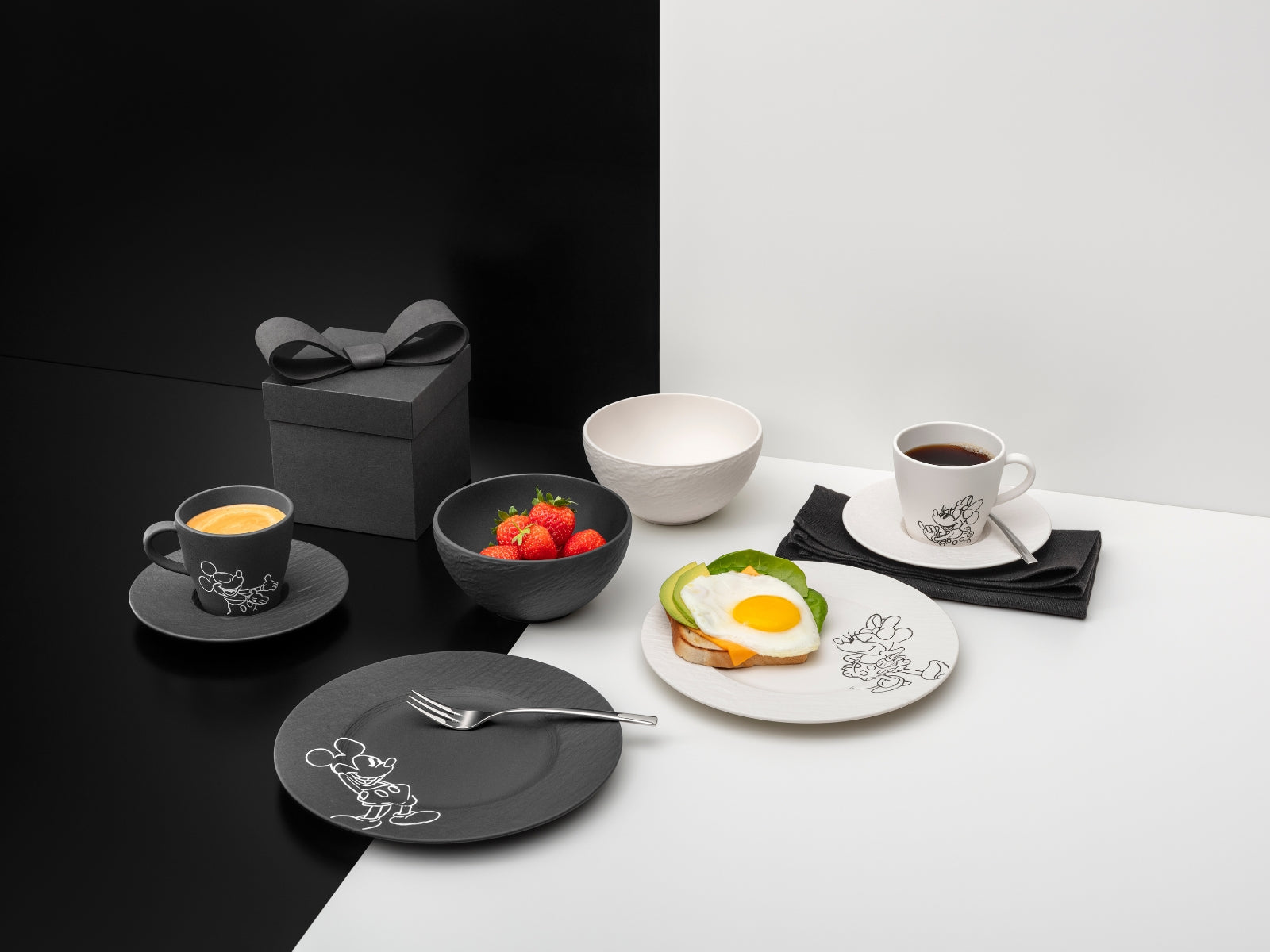 Villeroy & Boch Manufacture Rock - Mickey Mouse Espressotasse m. Untere 4tlg - Produktbild 5