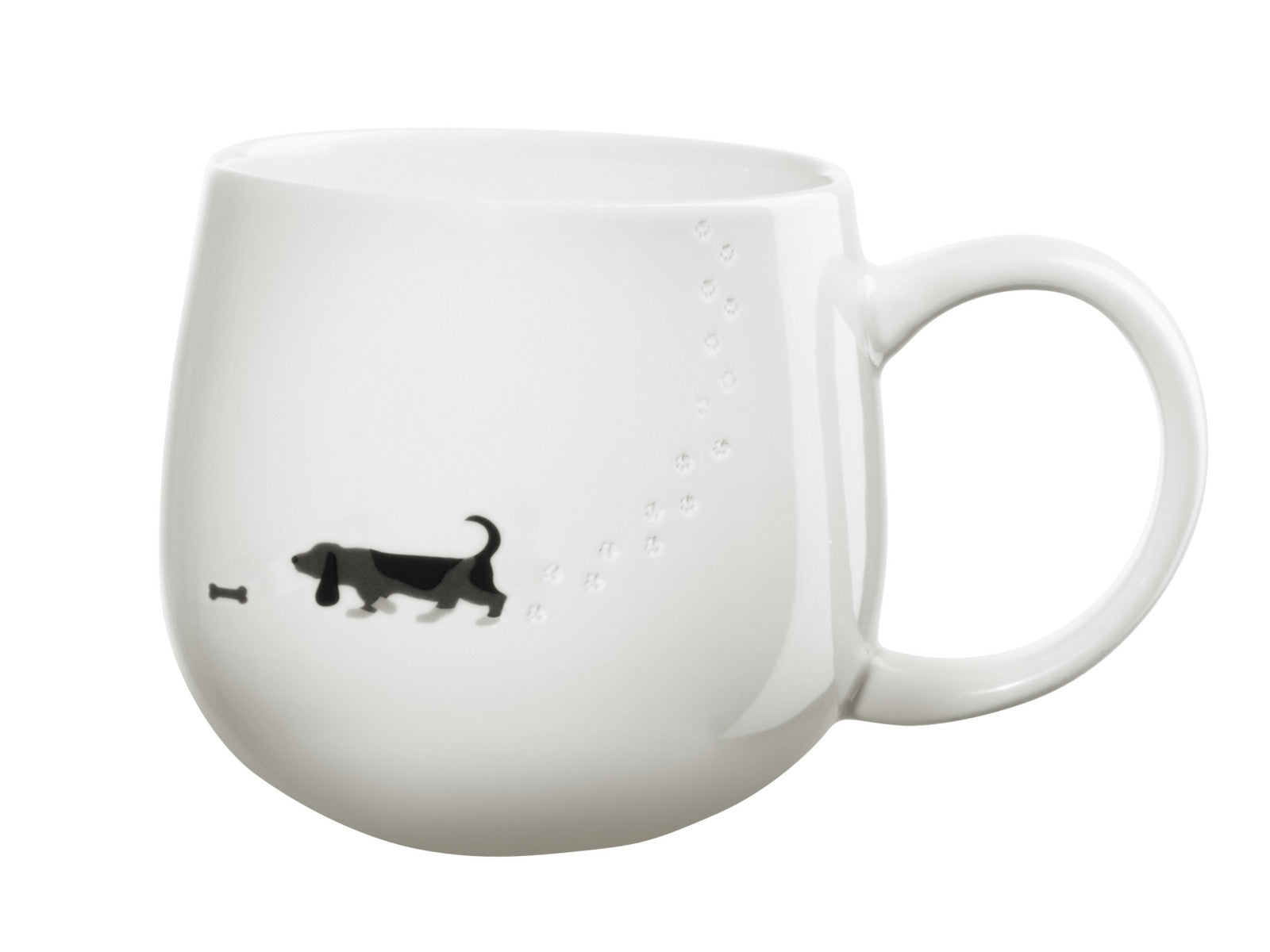 ASA magu Henkelbecher Dog weiß 0,4l