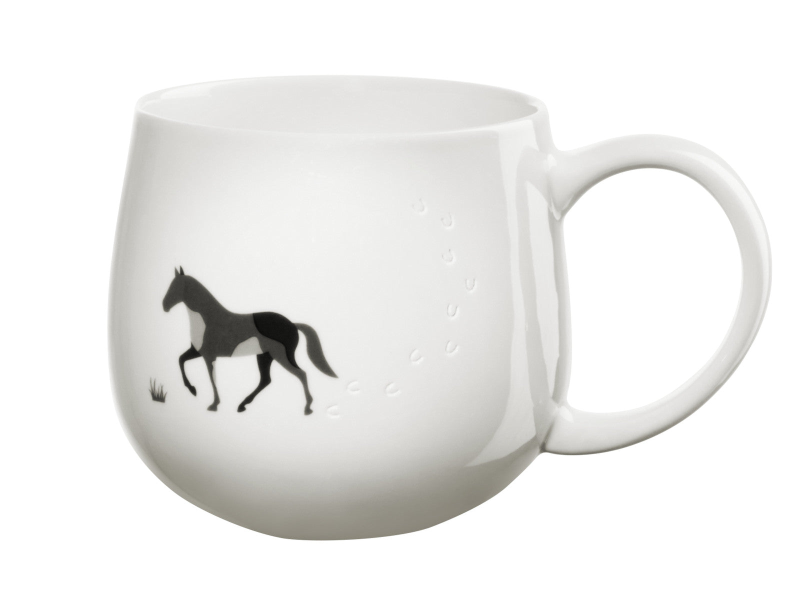 ASA magu Henkelbecher Horse weiß 0,4l