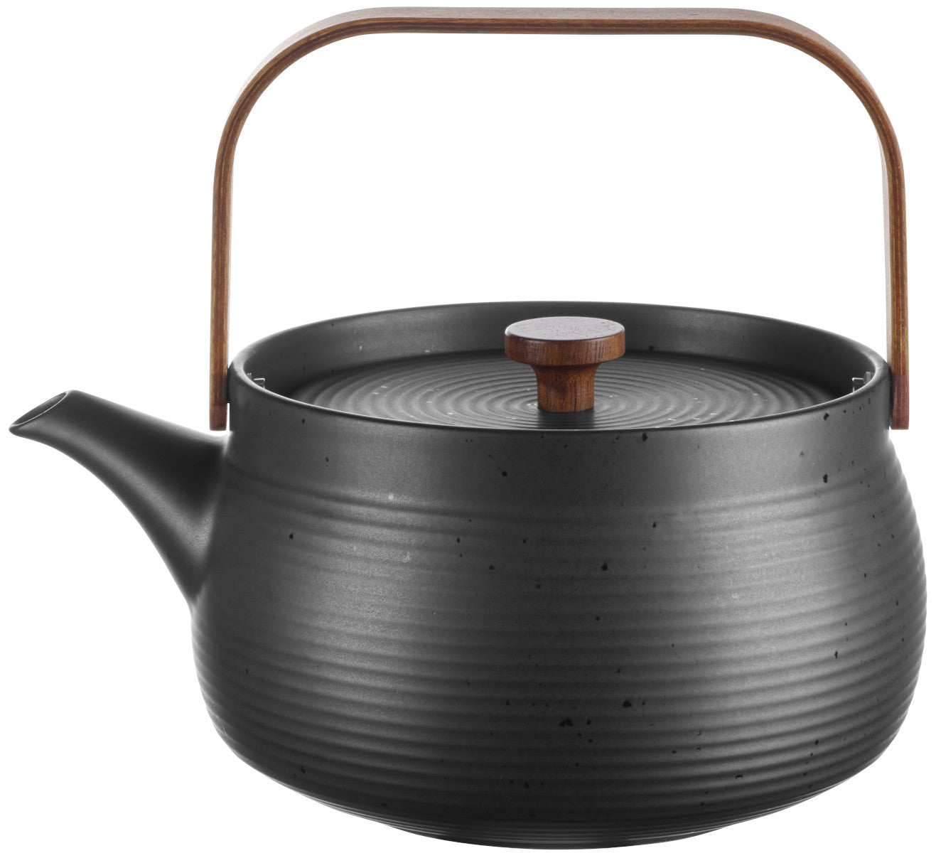 ASA kitchen'art Teekanne mit Holzgriff black 1,5l