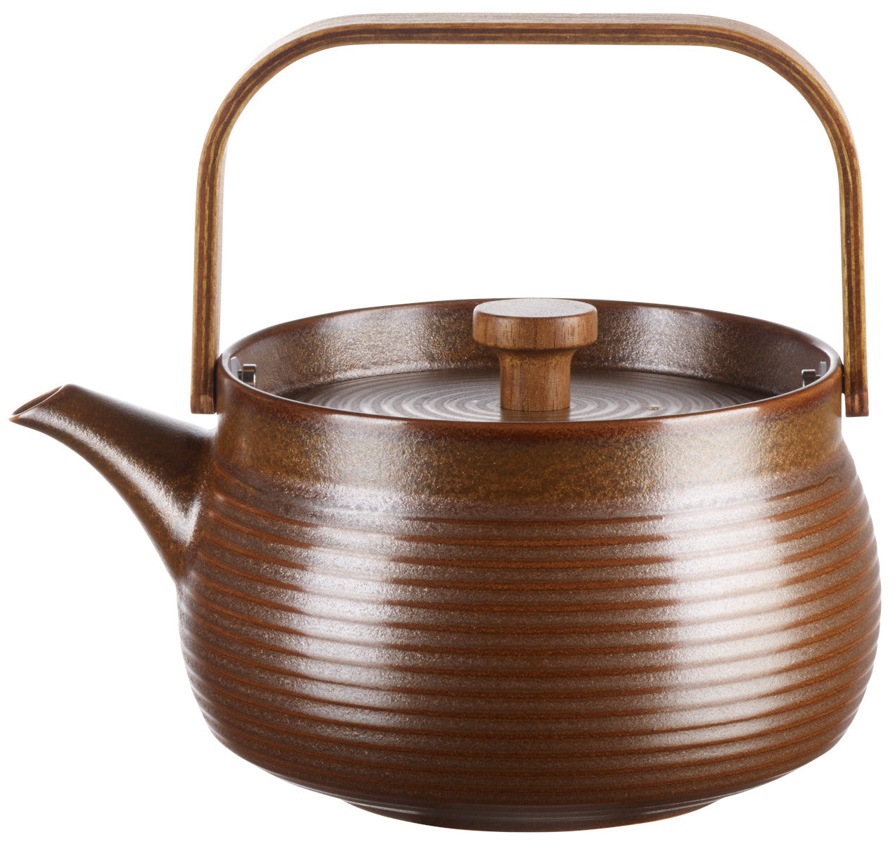 ASA kitchen'art Teekanne mit Holzgriff brown 0,6l
