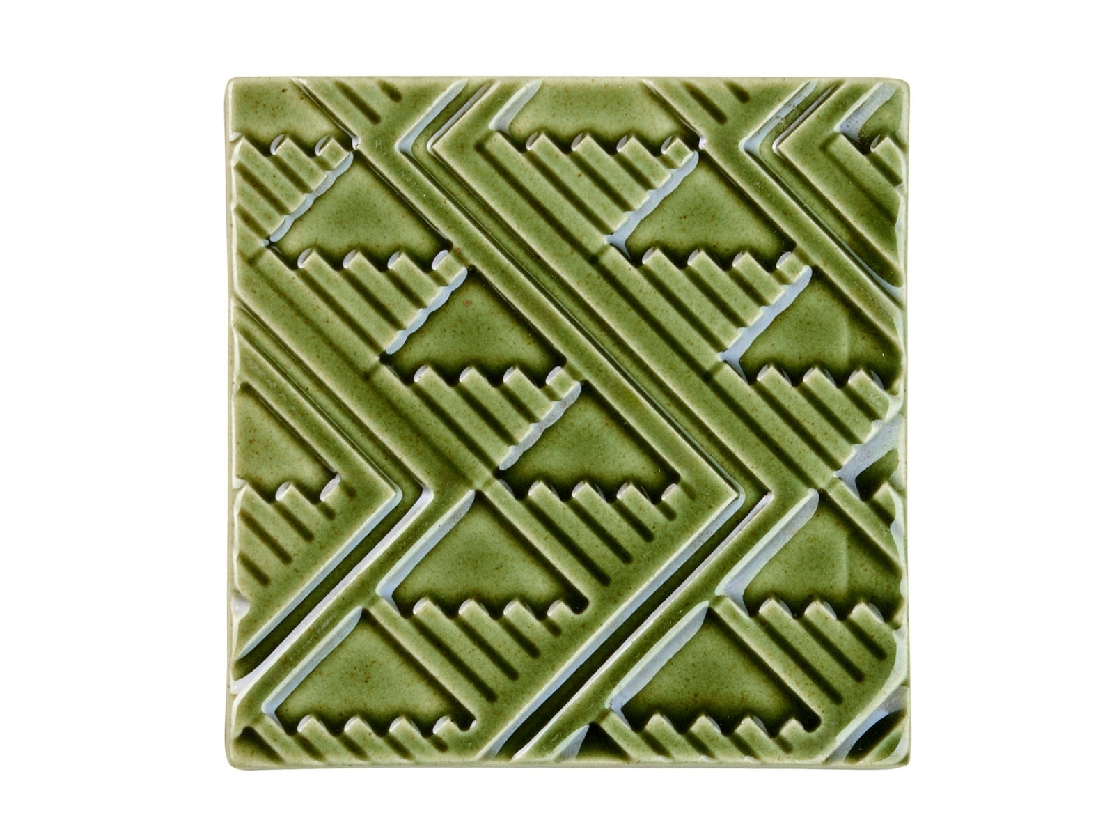 ASA ceramic coaster Untersetzer sarape verde Set 2tlg