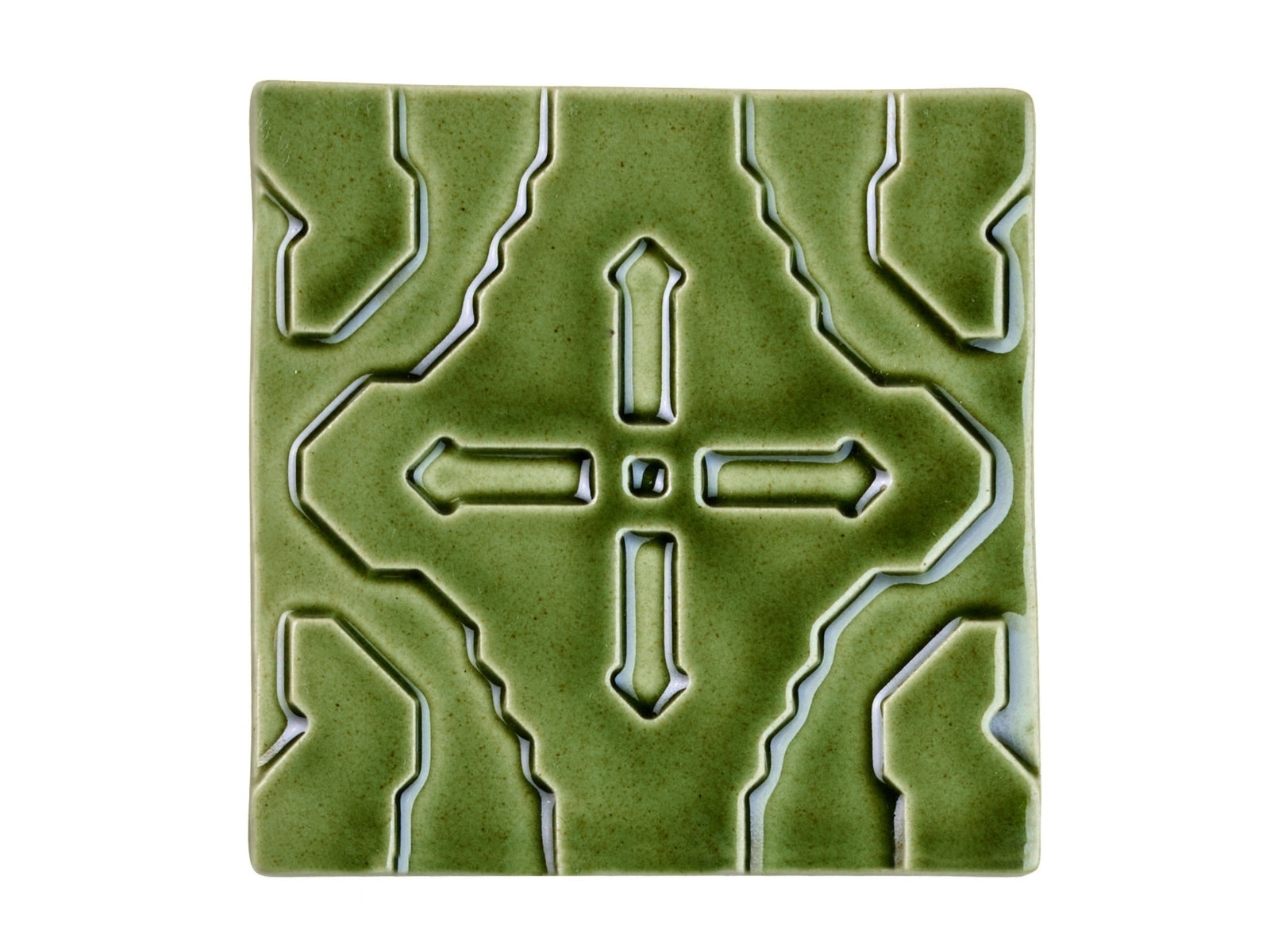 ASA ceramic coaster Untersetzer puebla verde Set 2tlg