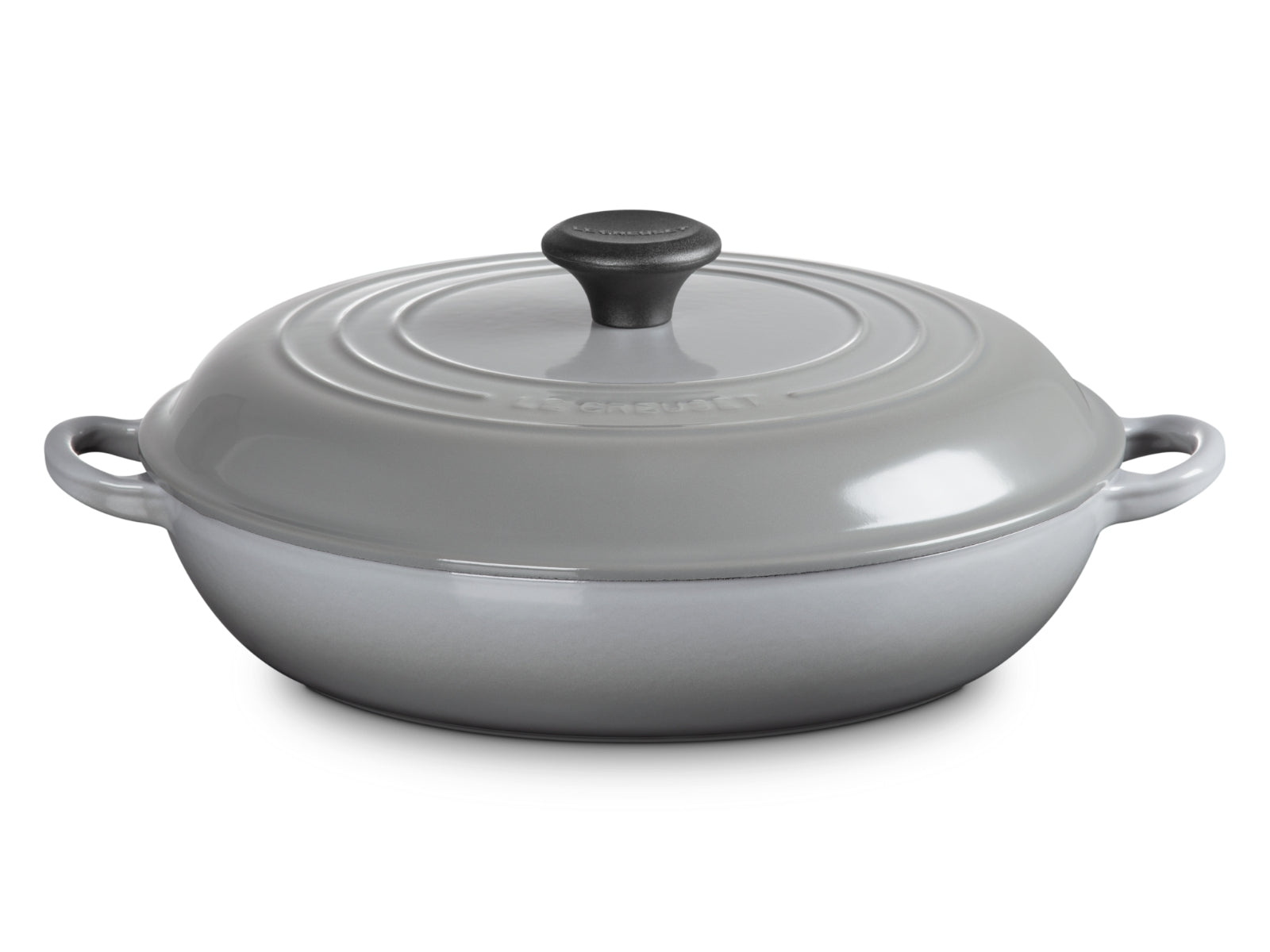Le Creuset Gourmet-Profitopf Tradition rund perlgrau 30cm