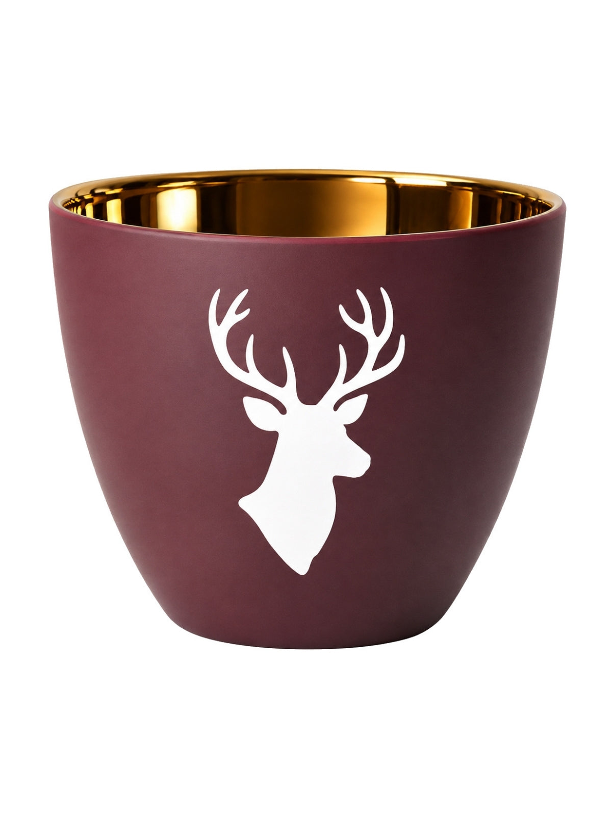 ASA xmas Windlicht Hirschgeweih brombeer 8cm