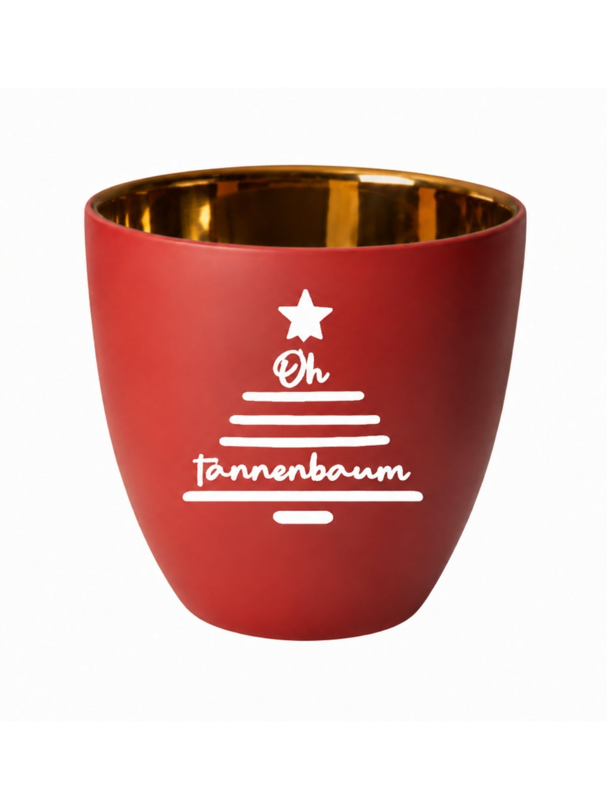 ASA xmas Windlicht Tannenbaum rot 6,5cm