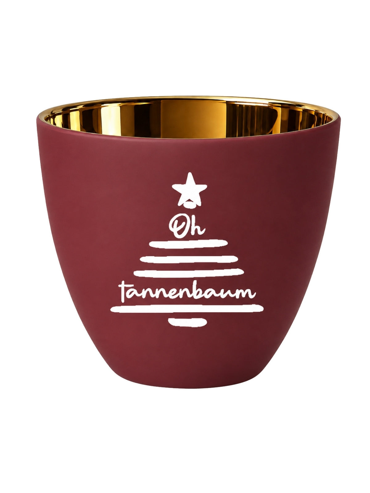 ASA xmas Windlicht Tannenbaum himbeer 8cm