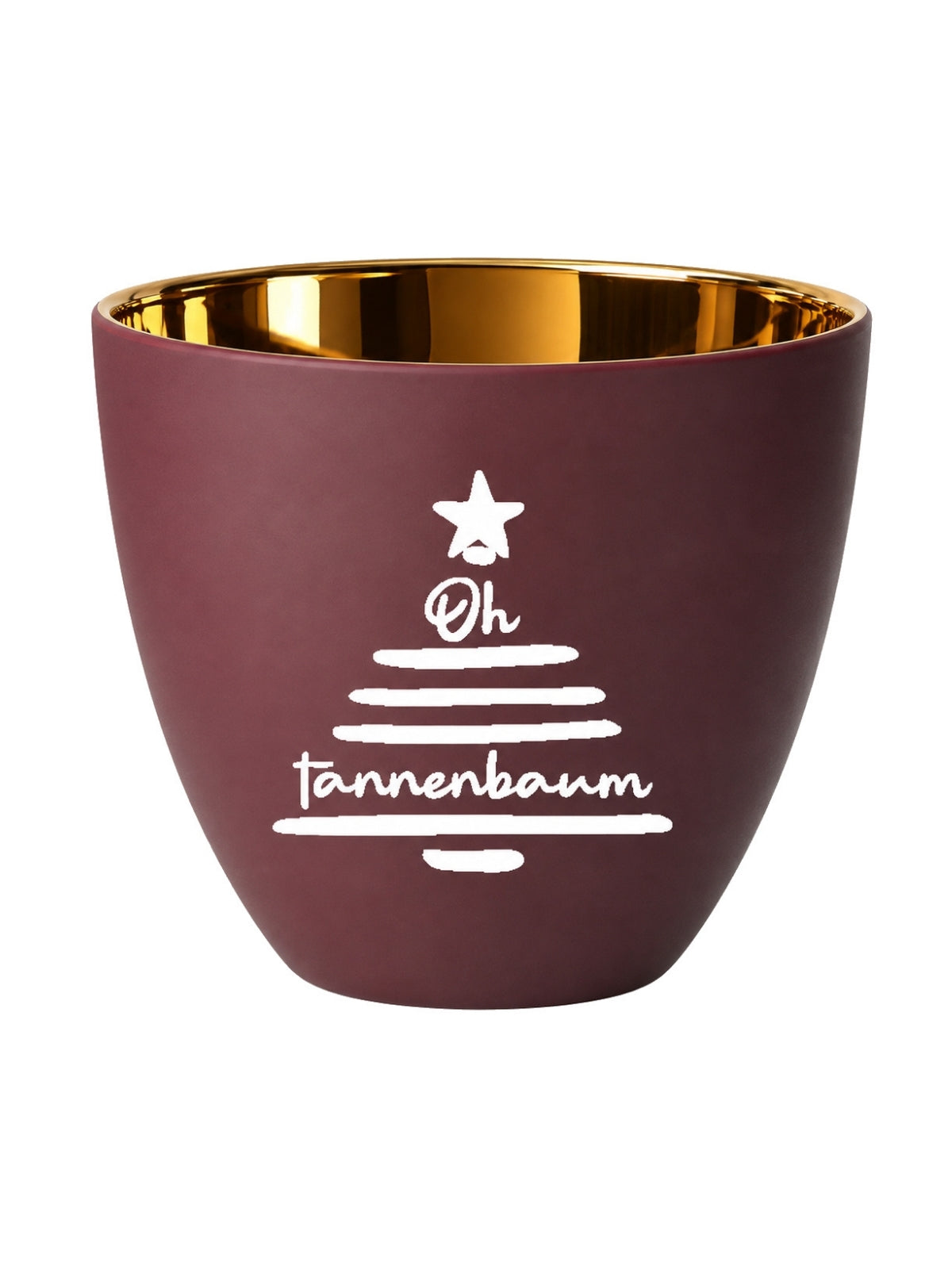 ASA xmas Windlicht Tannenbaum brombeer 6,5cm