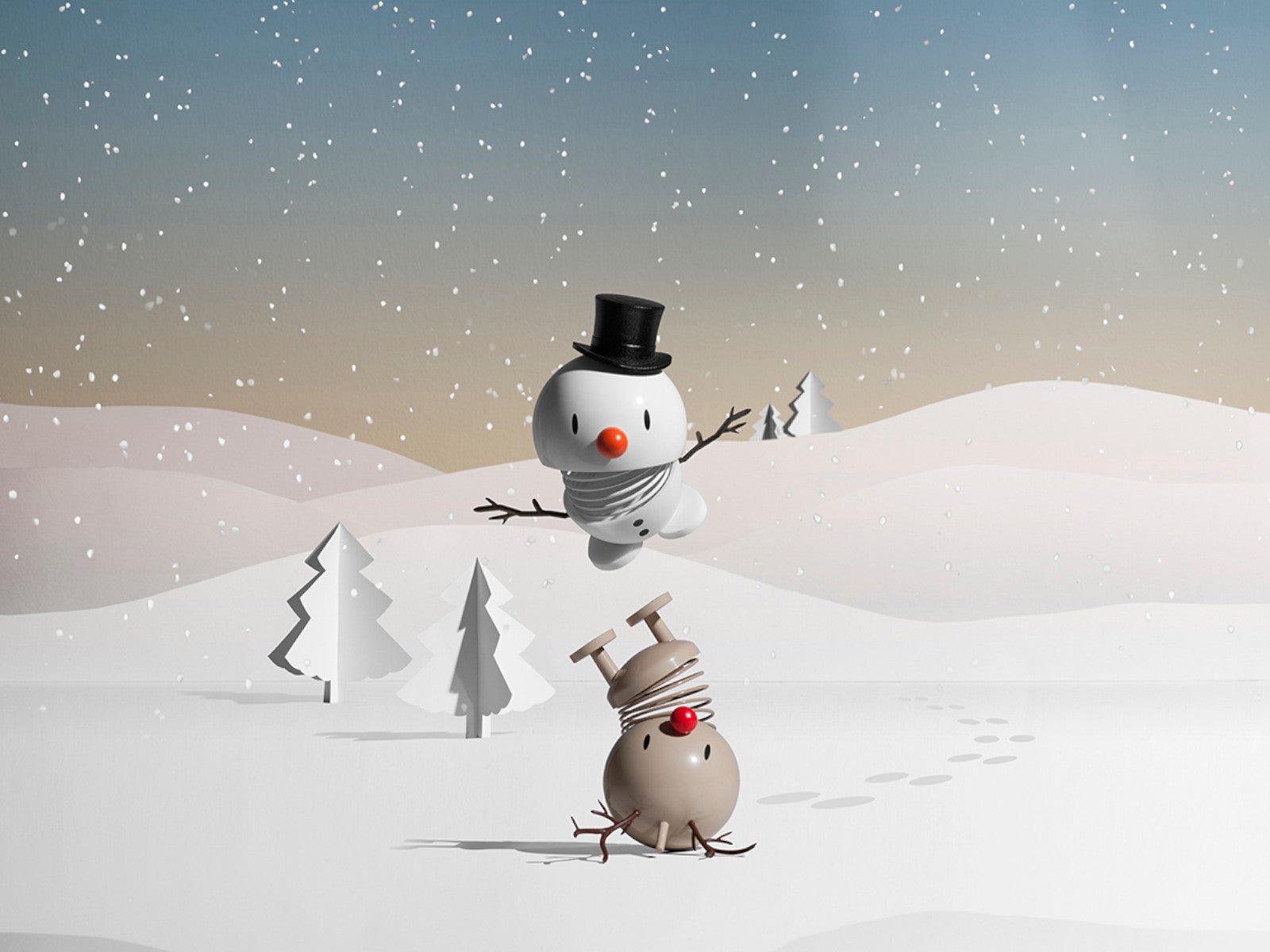 Hoptimist Bumble S latte Reindeer 7,2cm - Produktbild 12
