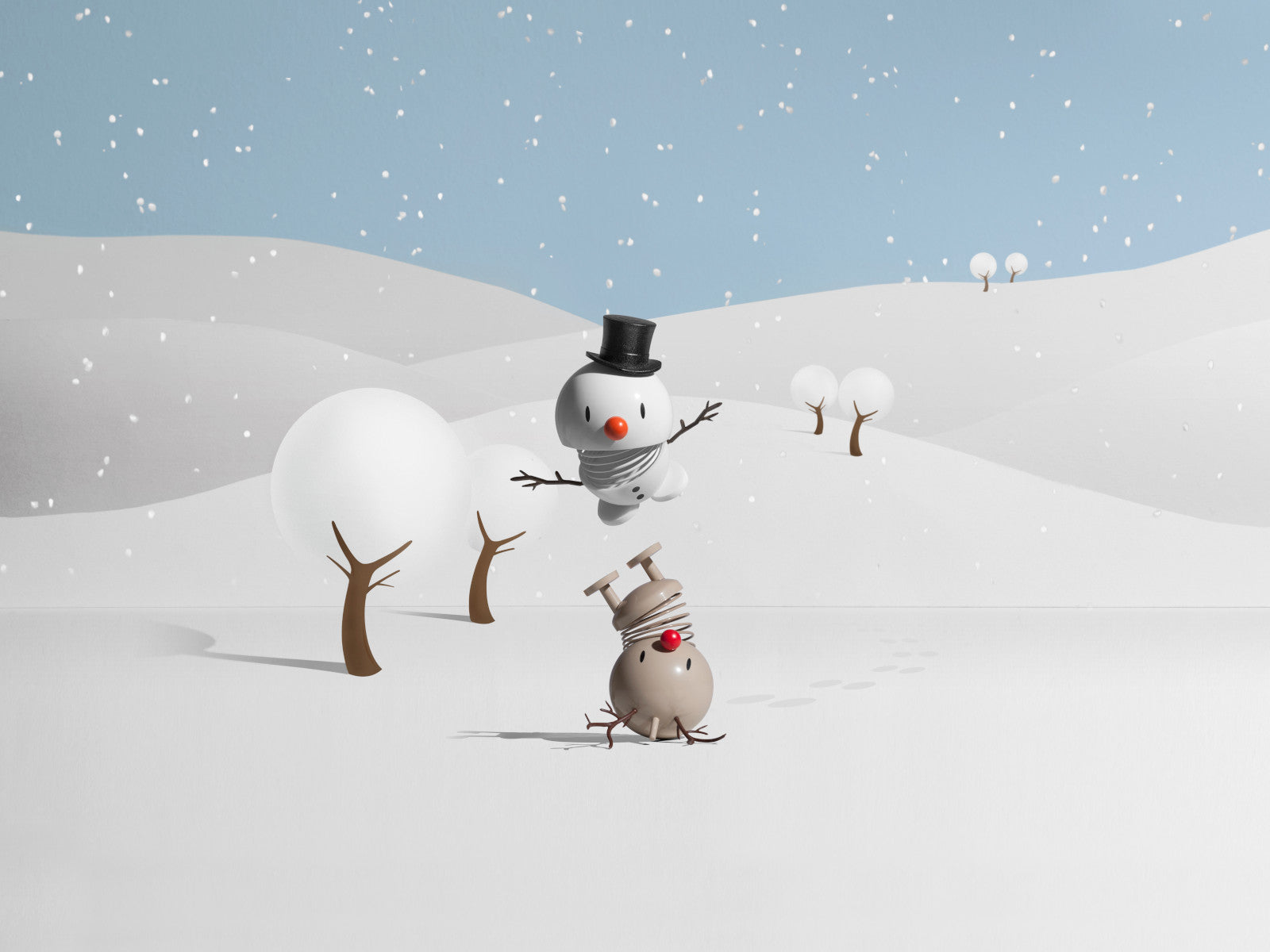 Hoptimist Bumble S latte Reindeer 7,2cm - Produktbild 15