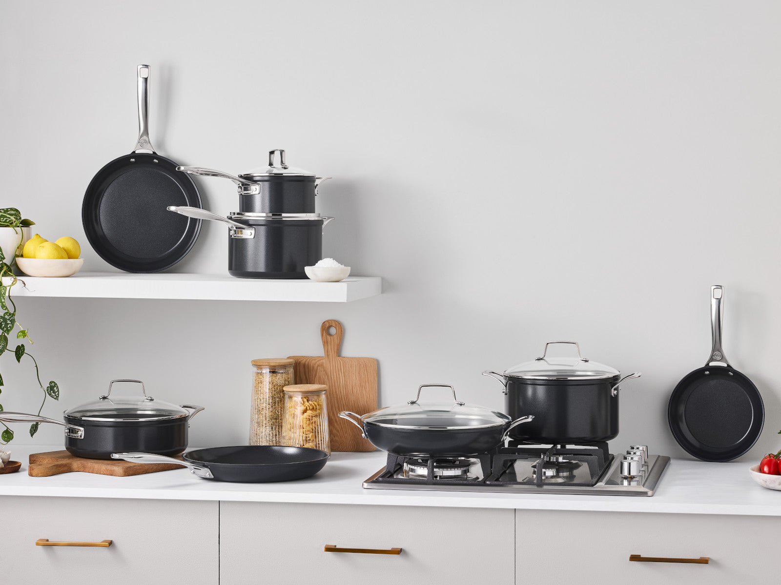 Le Creuset Aluminium-Antihaft Kochgeschirrset 6tlg - Produktbild 6