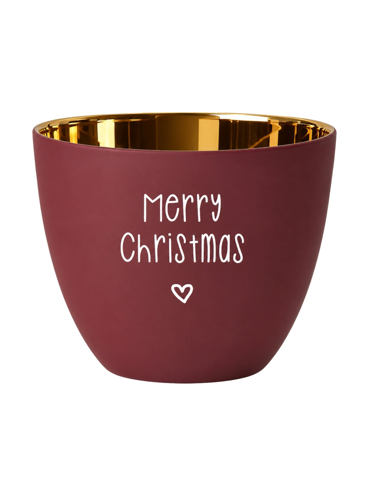 ASA xmas Windlicht Merry Christmas himbeer 8cm