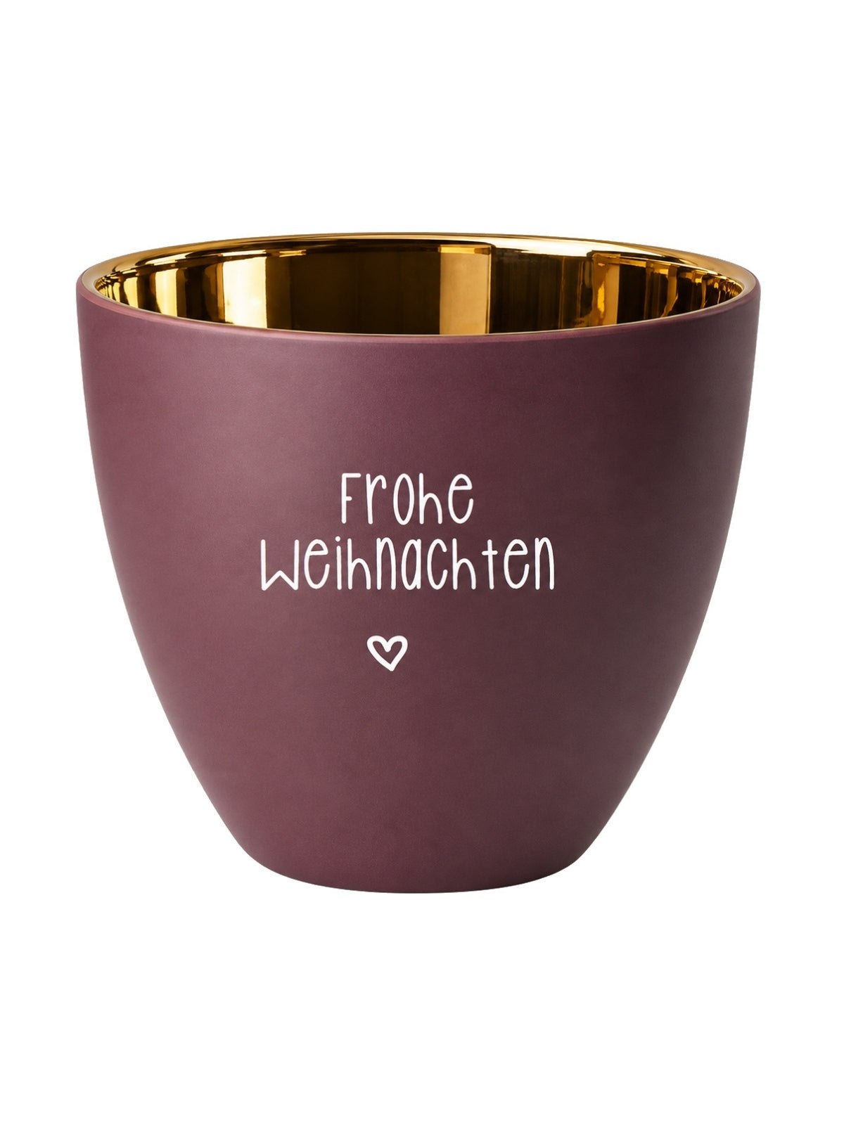 ASA xmas Windlicht Frohe Weihnachten brombeer 8cm