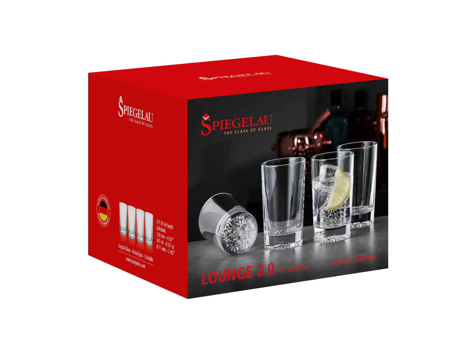 Spiegelau Lounge 2.0  Softdrink Set 4tlg