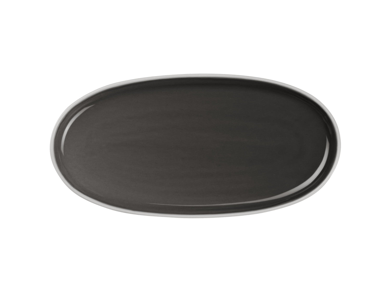 ASA semana Aperitifteller oval caviar 20x10x2,2cm