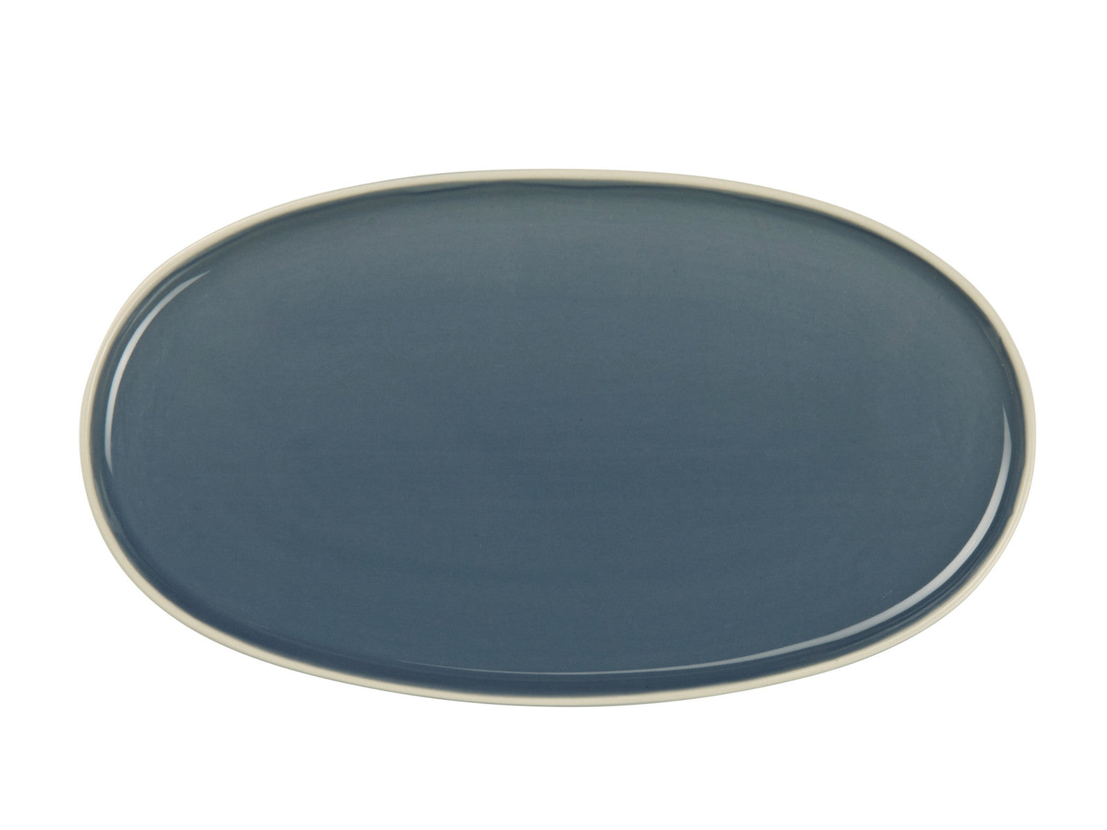 ASA semana Platte oval sepia 28,5x16x2,2cm