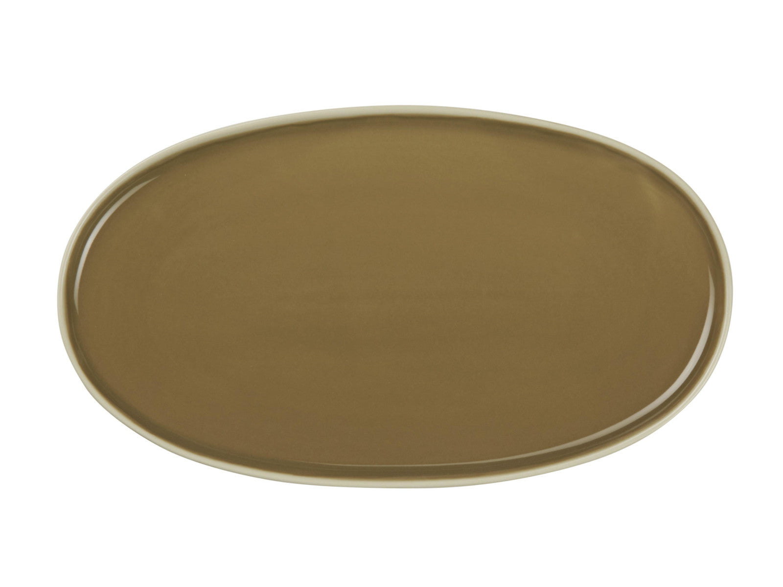 ASA semana Platte oval mocha 28,5x16x2,2cm