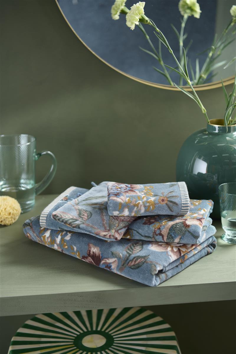 PIP STUDIO Secret Garden Waschhandschuh blue 16x22cm (1 Stück) - Produktbild 4