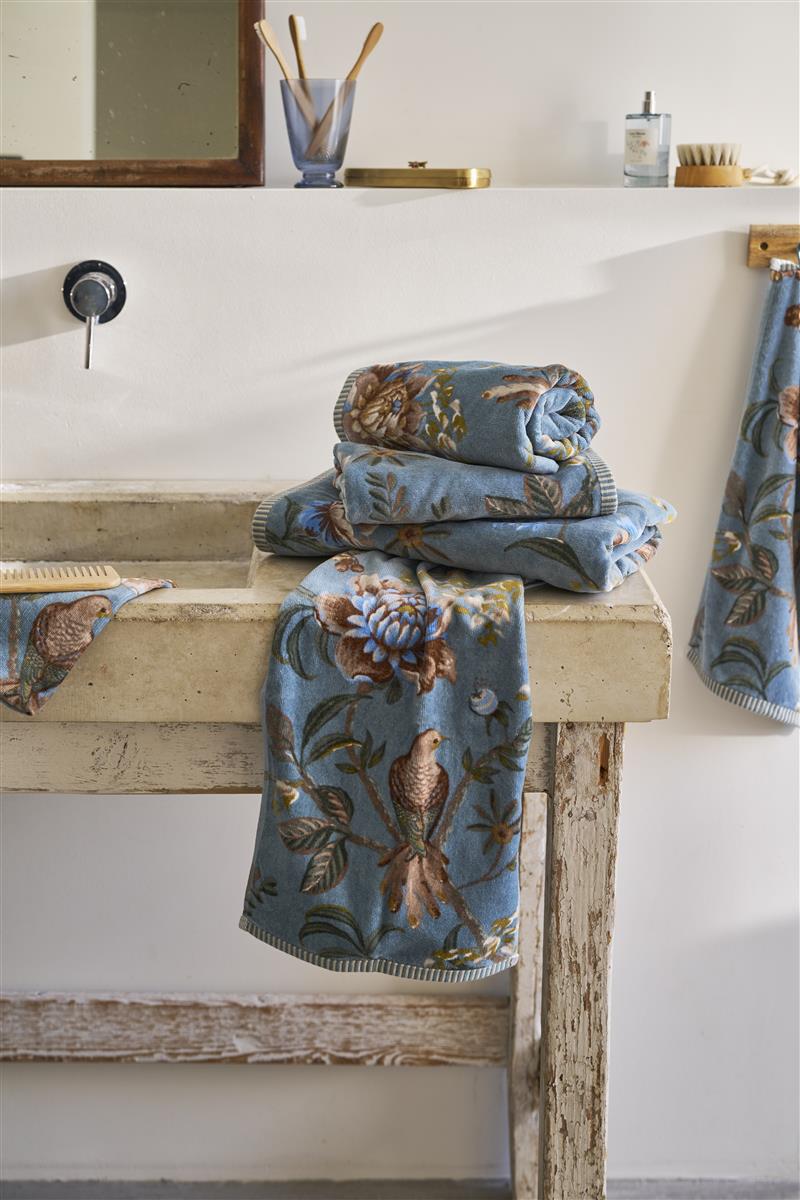 PIP STUDIO Secret Garden Handtuch blue 55x100cm (1 Stück) - Produktbild 3