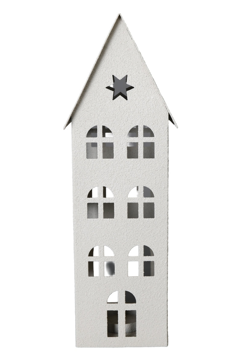 Exner Teelichthalter Haus Dazz beige 32cm (1 Stück)
