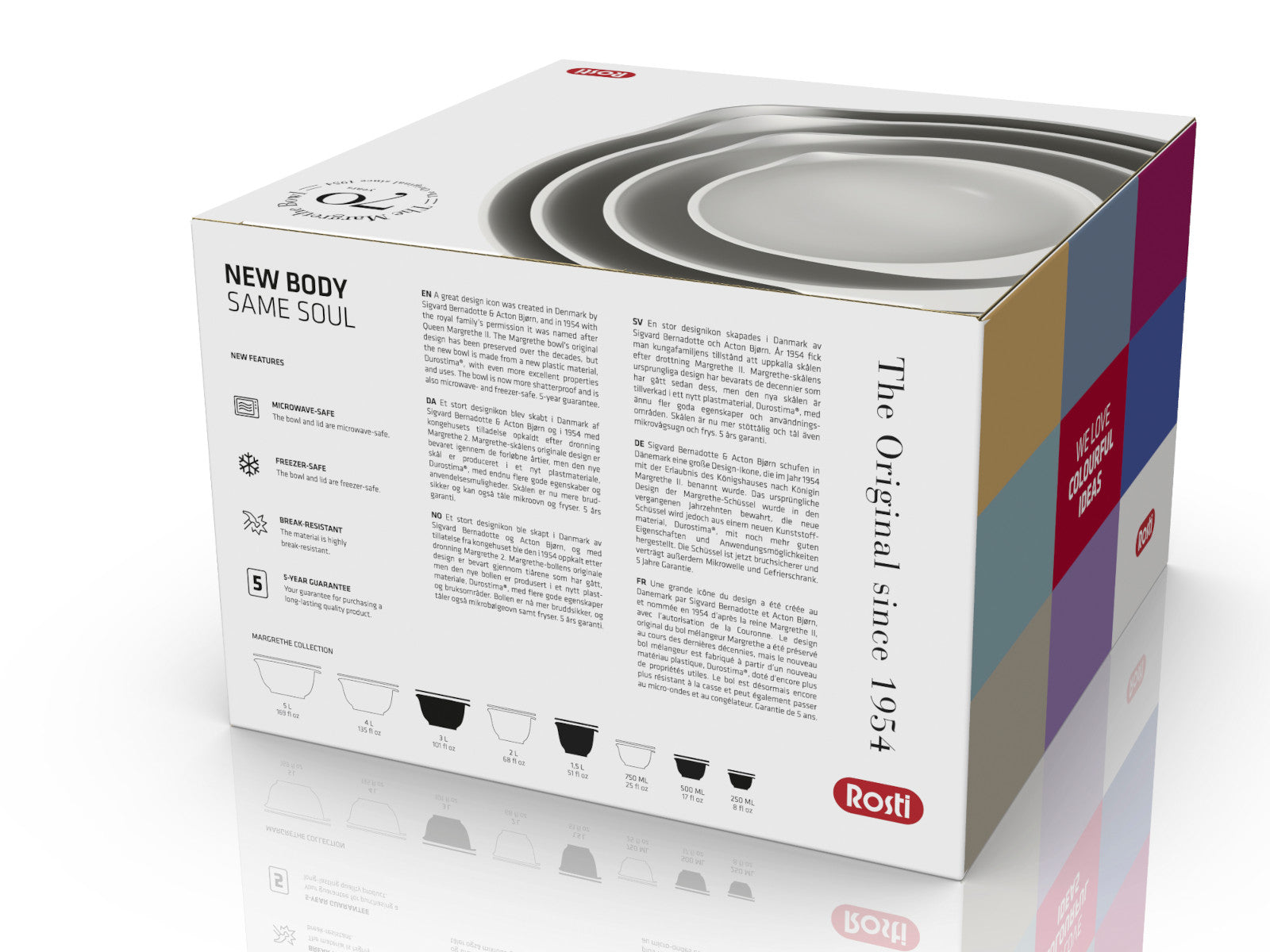 Rosti Margrethe Schüssel-Set weiss 8tlg - Produktbild 2