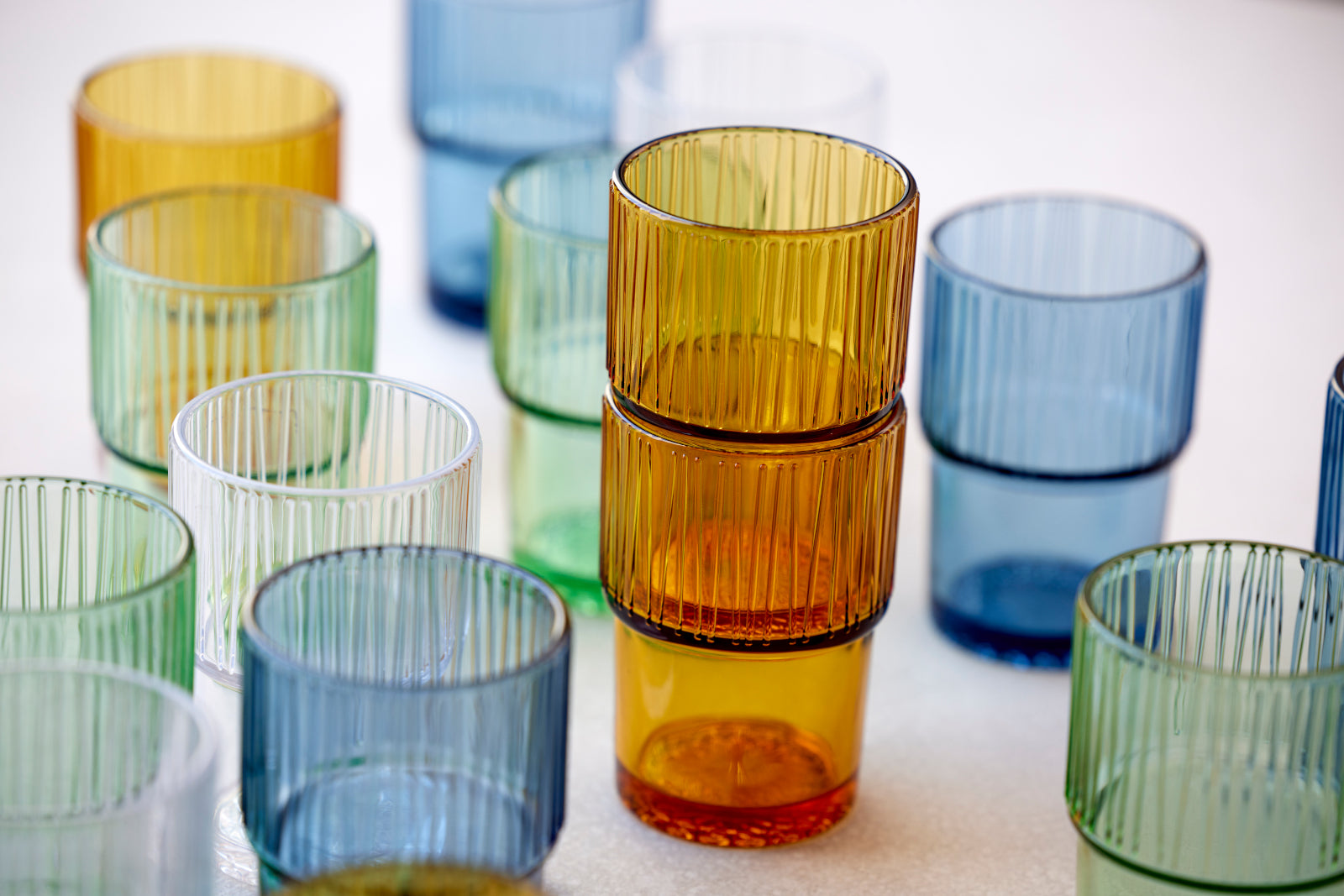 Bitz Kusintha Caféglas amber 380ml  4er Set - Produktbild 7