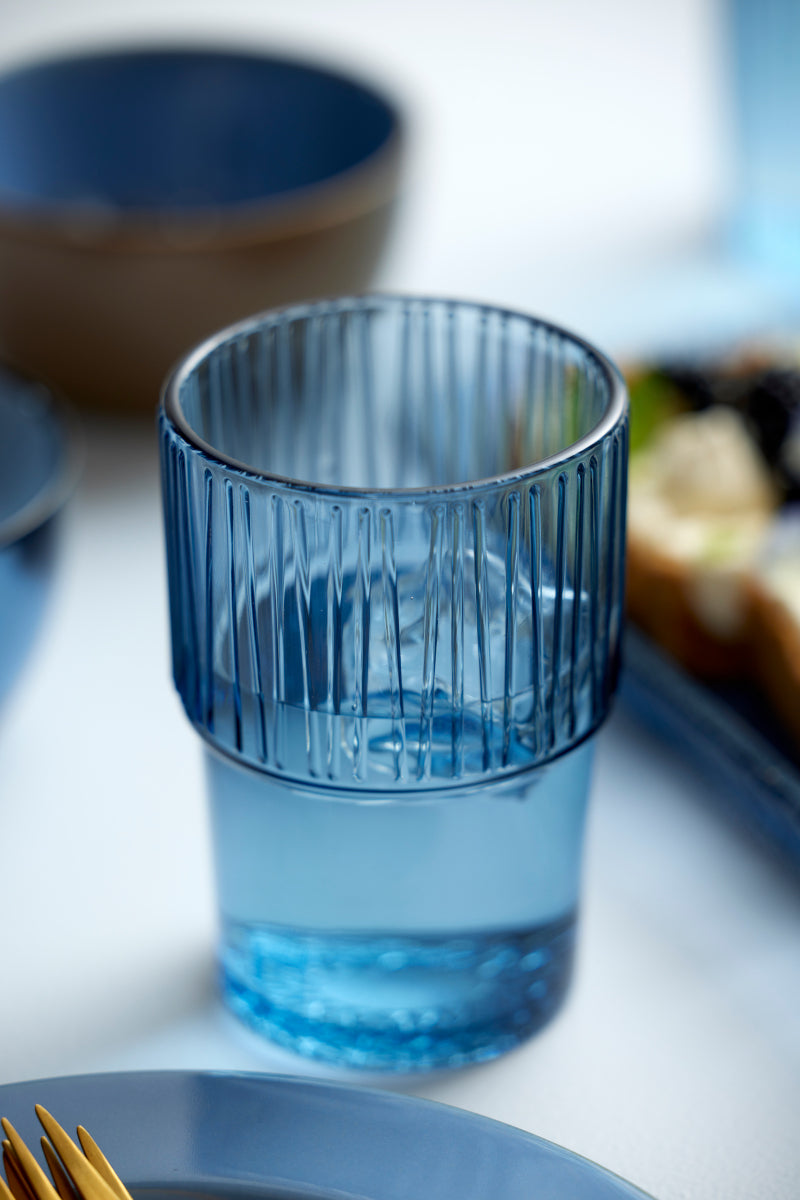 Bitz Kusintha Caféglas blau 380ml  4er Set - Produktbild 4