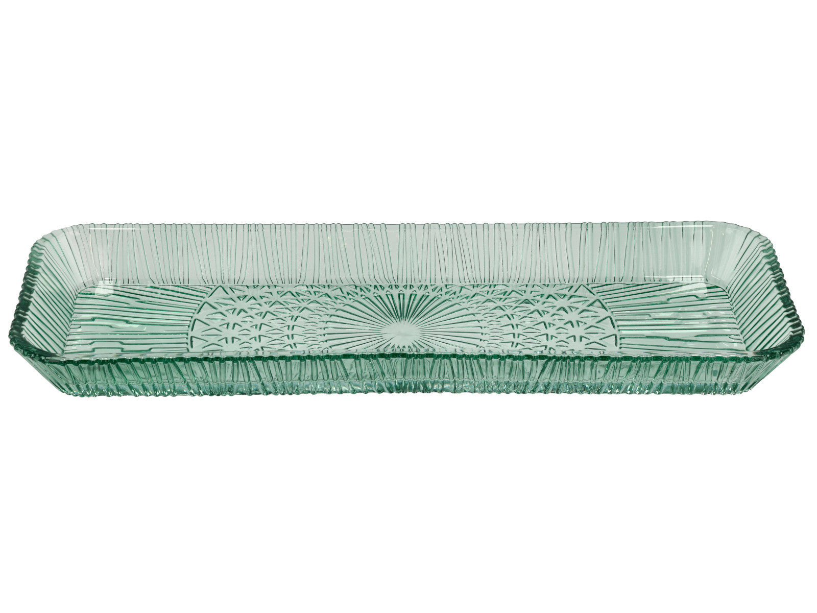 Bitz Kusintha Servierplatte rechteckig grün 38 x 14cm - Produktbild 2
