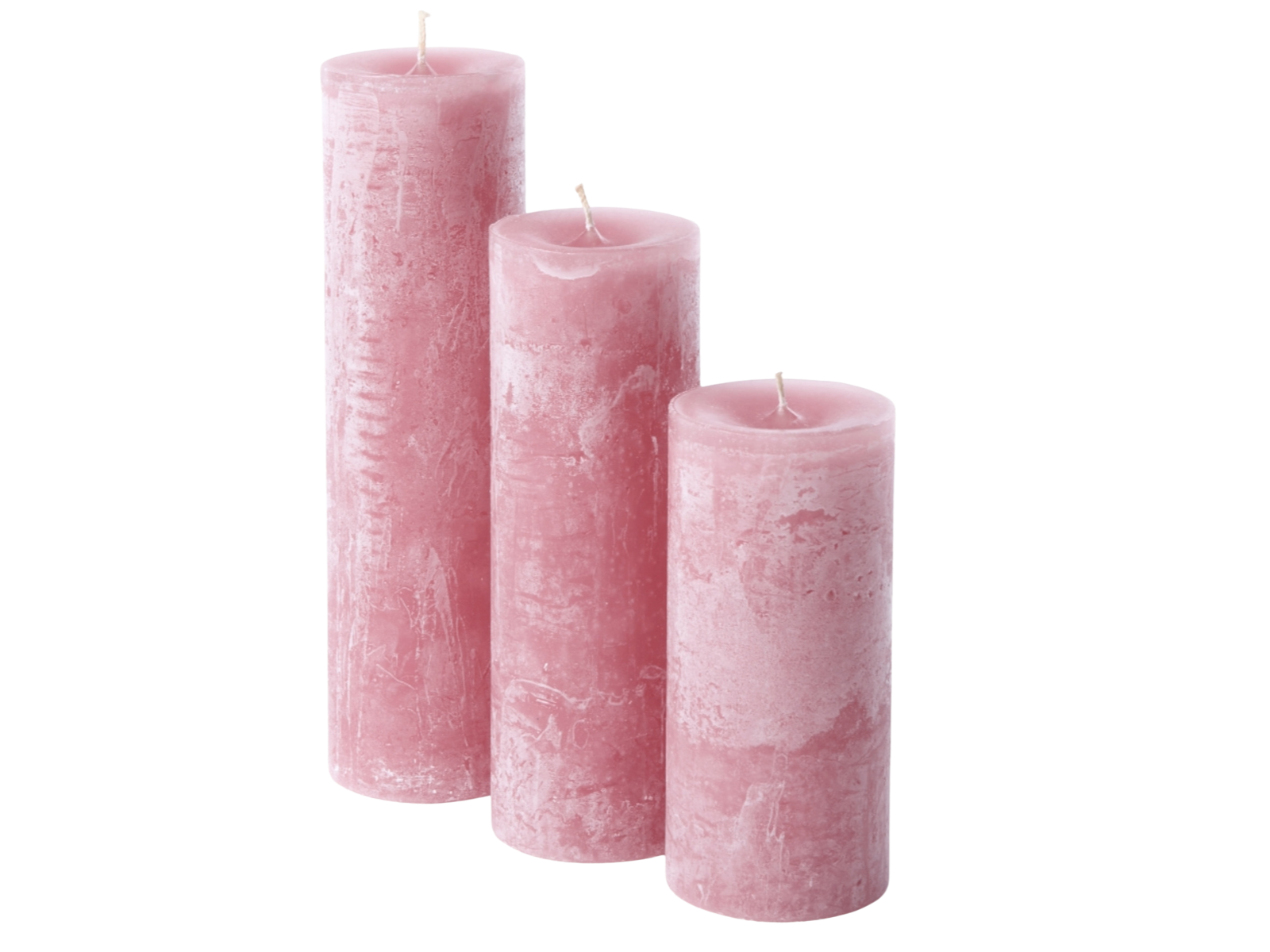 Dekocandle Zylinder-Kerze old red Ø 8,6 x 20 cm (1 Stück)