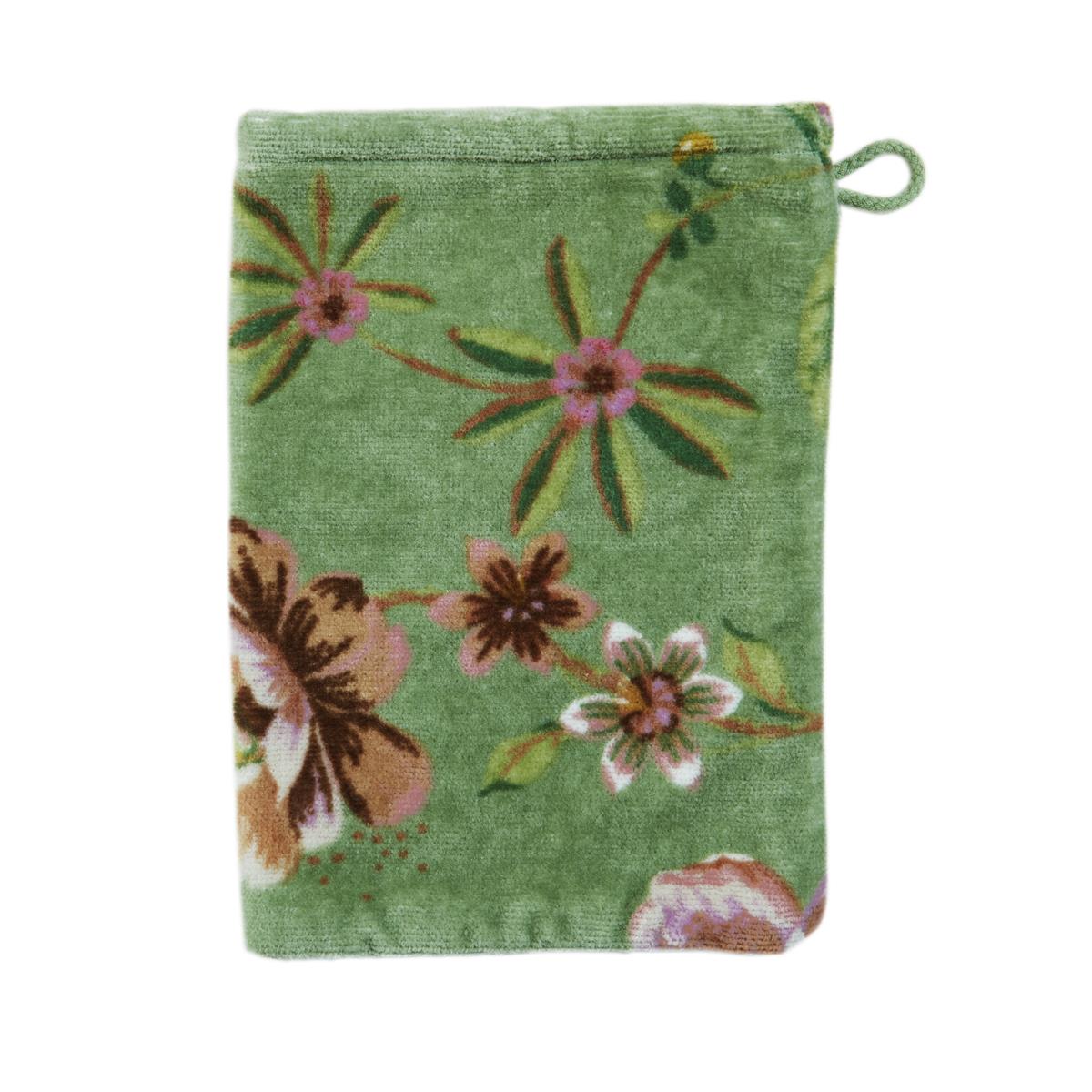 PIP STUDIO Secret Garden Waschhandschuh green 16x22cm (1 Stück)