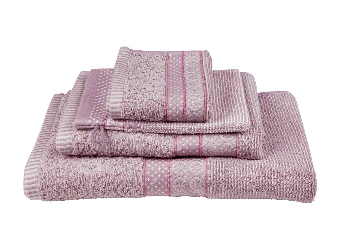 PIP STUDIO Soft Zellige Handtuch lila 55x100cm (1 Stück) - Produktbild 2