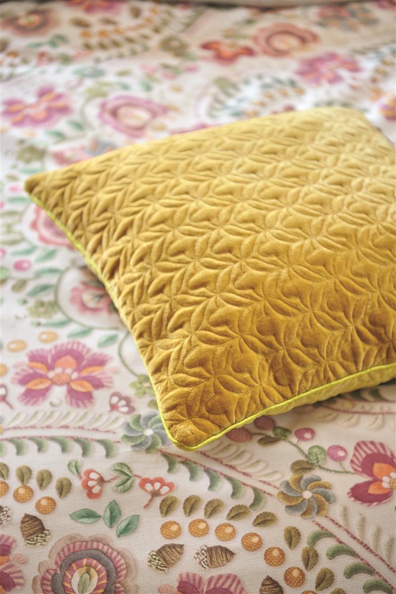 PIP STUDIO Quilty Dreams Kissen bright yellow 45x45cm (1 Stück) - Produktbild 7