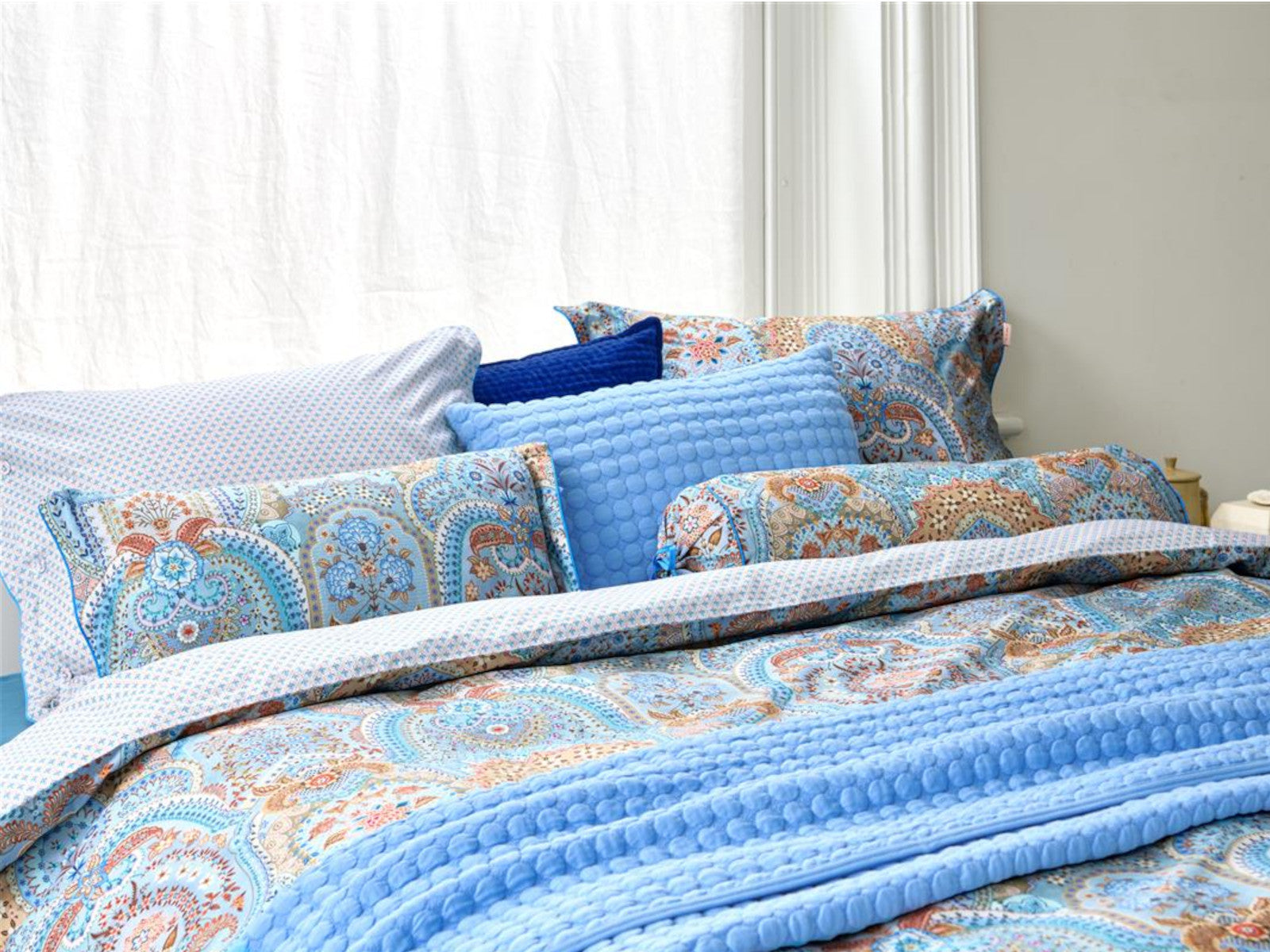 PIP STUDIO Jabali Bettwäsche blau 155x220cm (1 Set) - Produktbild 3