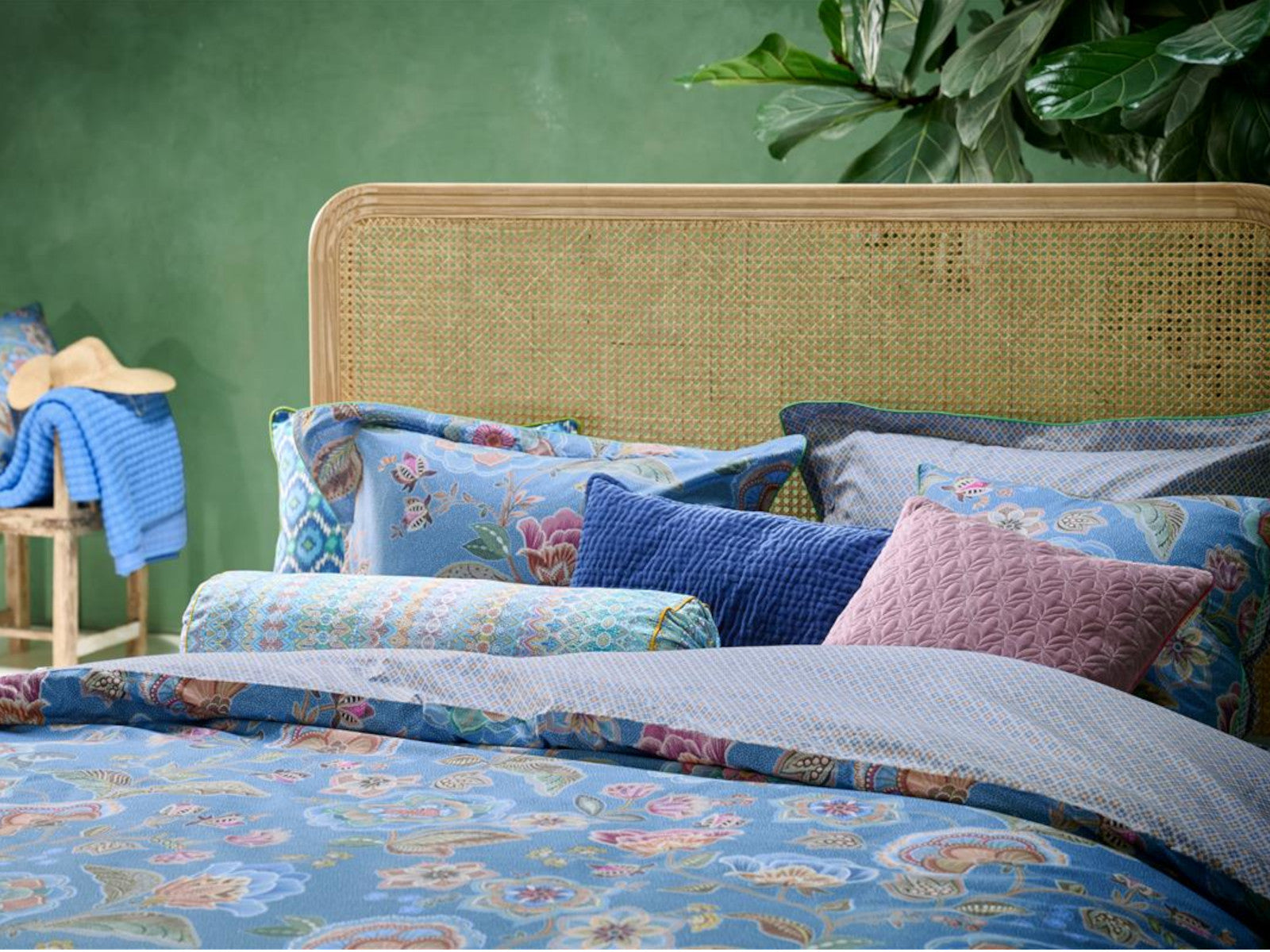 PIP STUDIO Matata Bettwäsche blau 155x220cm (1 Set) - Produktbild 2