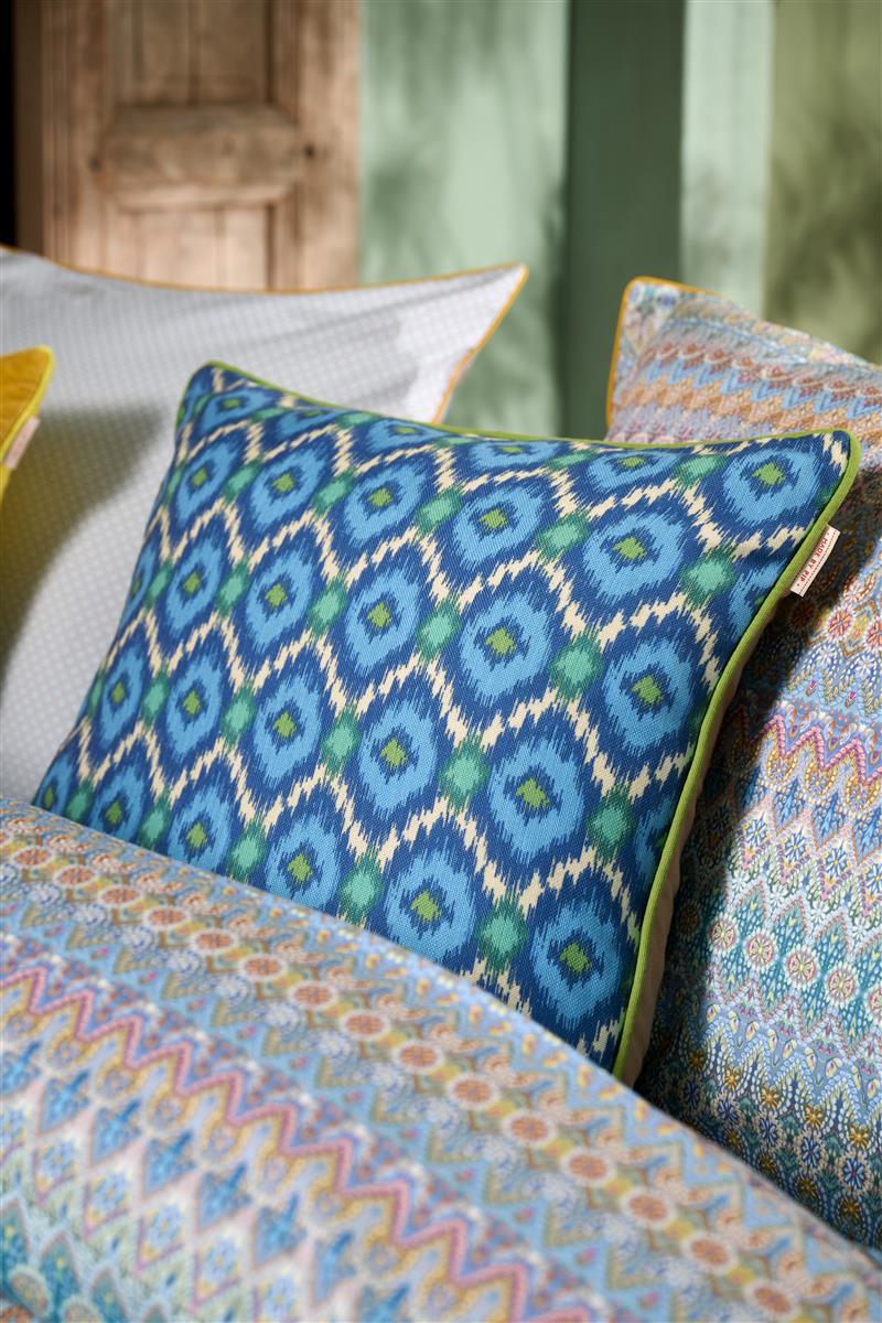 PIP STUDIO Zazu Kissen blau 53x53cm (1 Stück) - Produktbild 5