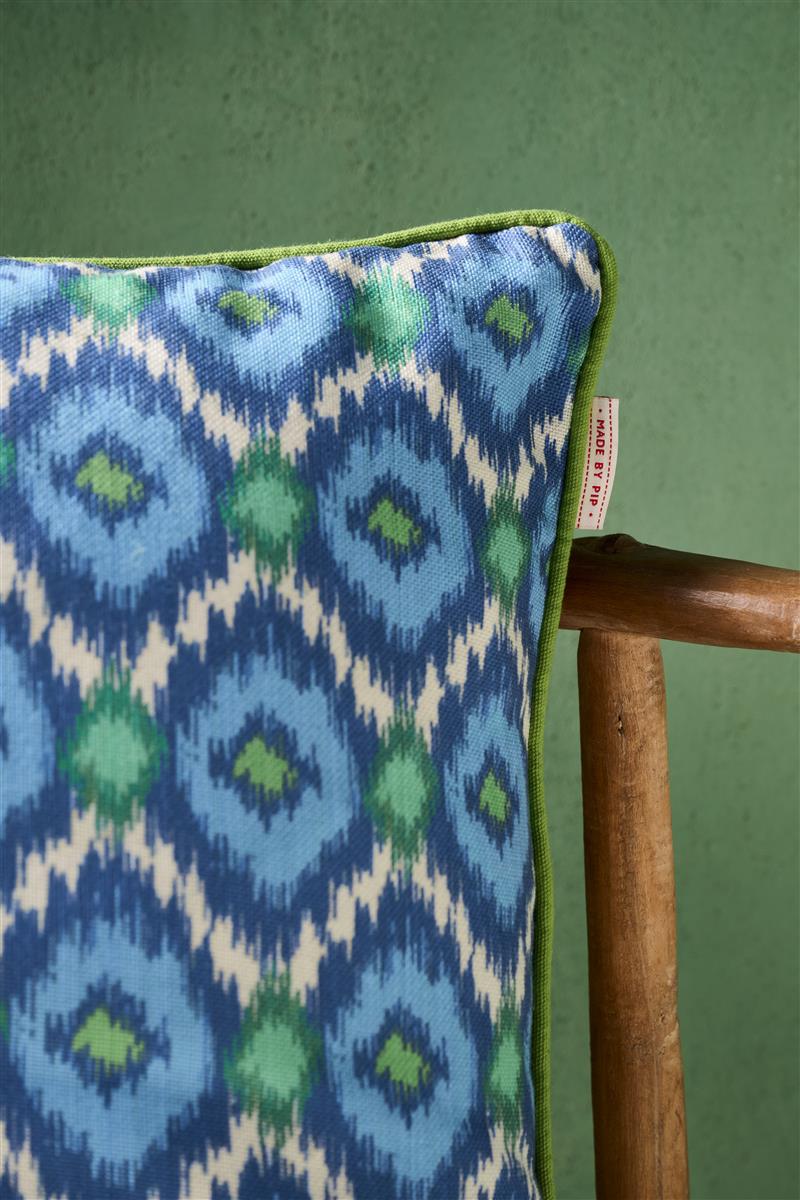 PIP STUDIO Zazu Kissen blau 53x53cm (1 Stück) - Produktbild 4