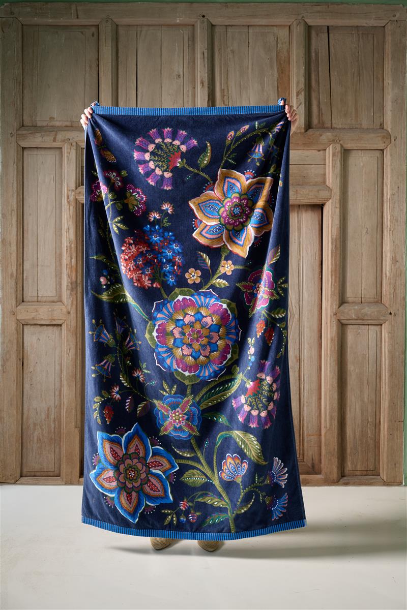 PIP STUDIO Viva la Vida dunkelblau Badetuch 100x180cm  (1 Stück) - Produktbild 3