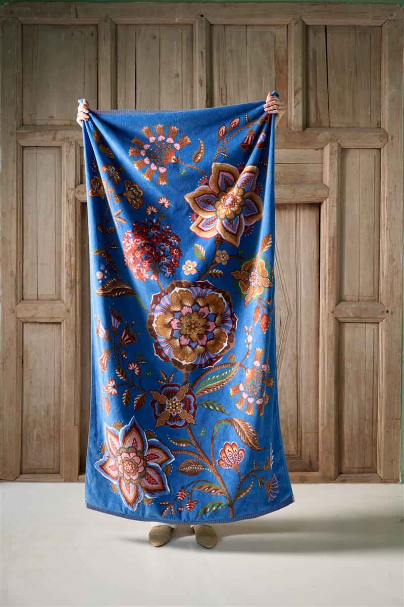 PIP STUDIO Viva la Vida blau Badetuch 100x180cm  (1 Stück) - Produktbild 3