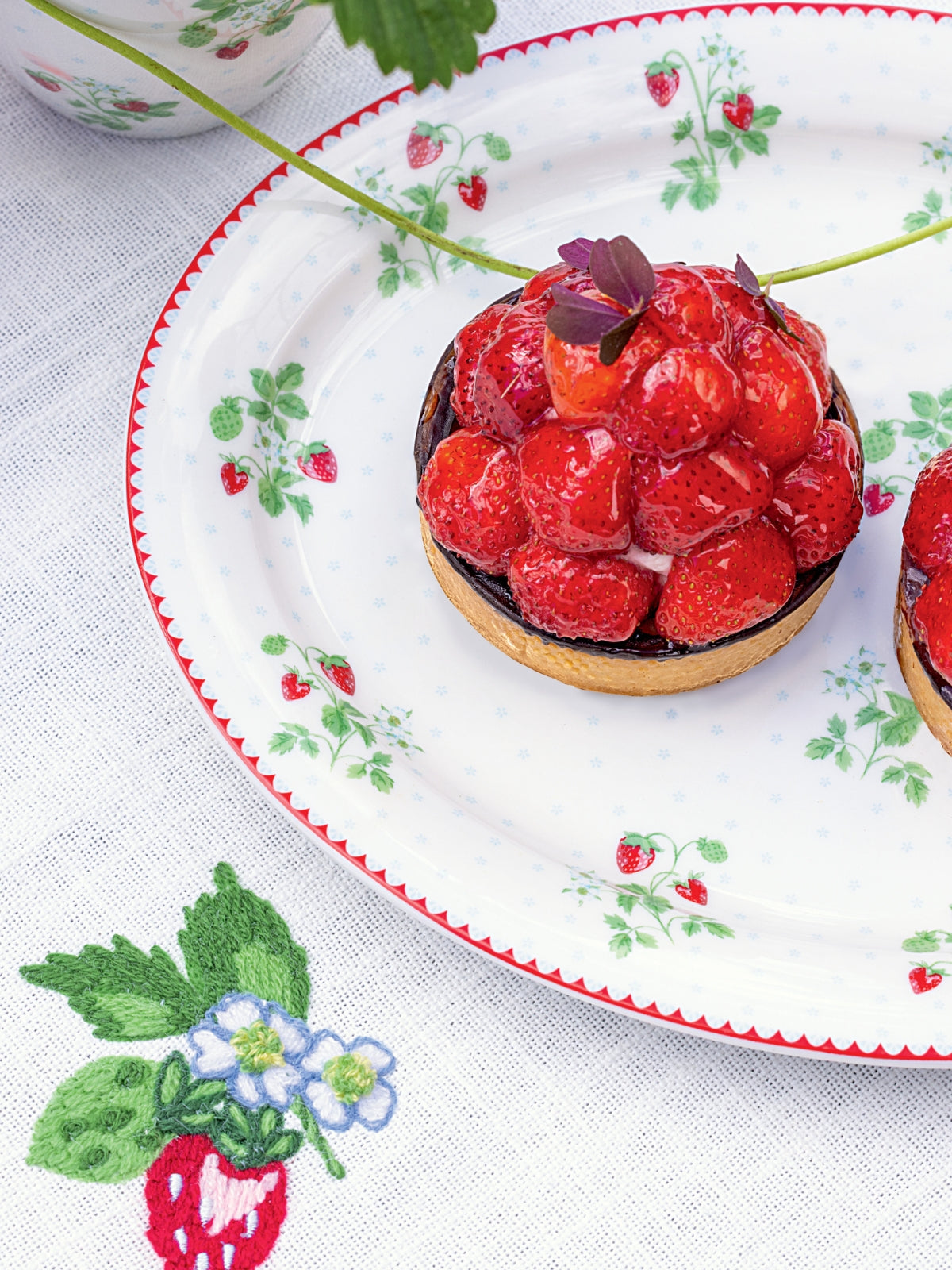 Greengate Berry Frühstücksteller white 20,2cm - Produktbild 3
