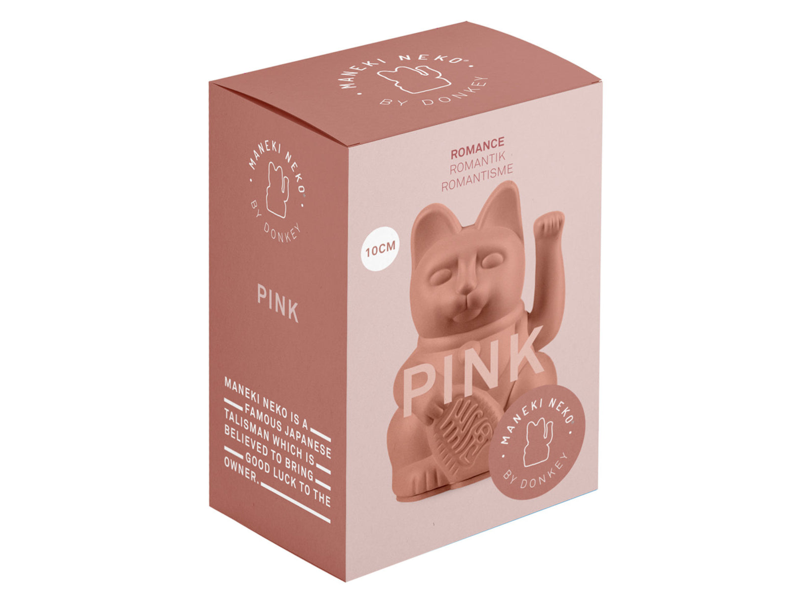 Donkey Products Lucky Cat Mini Winkekatze rosa 10cm - Produktbild 2