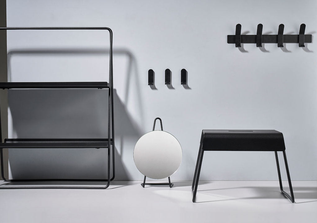 Zone Denmark A-Rack Wandgarderobe black 40x5x11cm - Produktbild 4