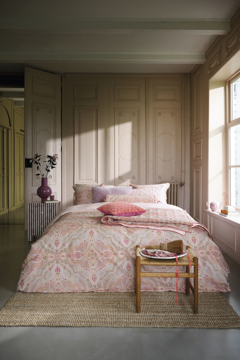 Pip Studio Moon Flower Bettwäsche hellrosa 135x200cm (1 Stück) - Produktbild 2