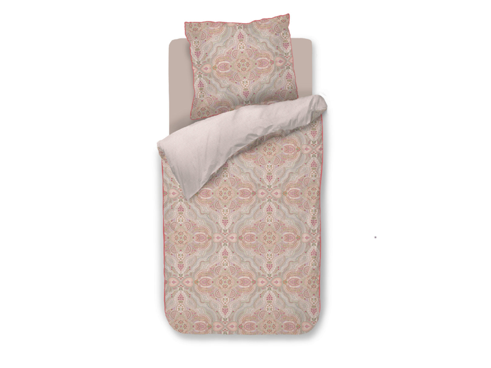 Pip Studio Moon Flower Bettwäsche hellrosa 135x200cm (1 Stück)